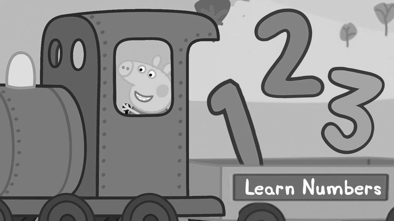 Peppa Pig – Study Numbers With Trains – Peppa Pig the Prepare Driver!  – Learning with Peppa Pig