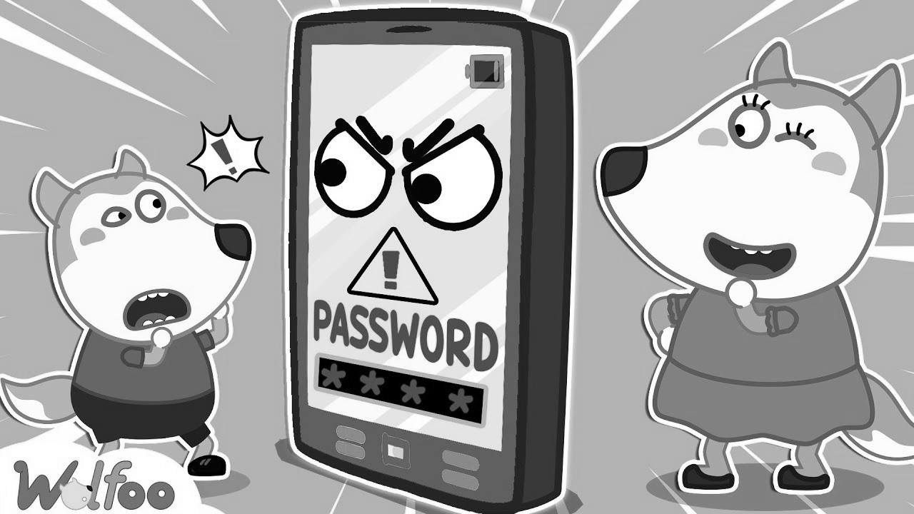 Stop Wolfoo!  Do not Attempt to Unlock Mother’s Telephone – Learn Good Habits for Youngsters |  Wolfoo Channel