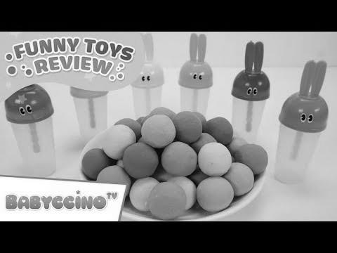 Babyccino Humorous Toys Assessment Episode 9 – Learn Colours Rainbow Ice Cream & Kinetic Sand