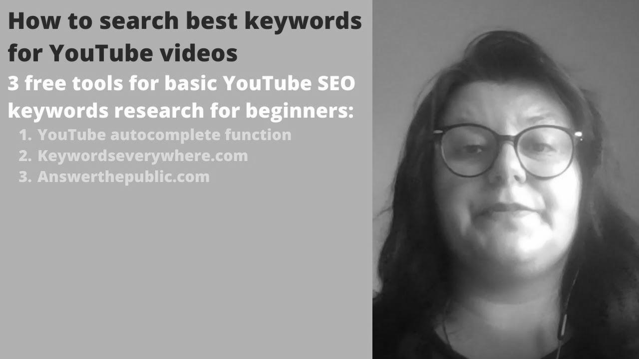 Fundamental website positioning for YouTube |  Discover the most effective key phrases on your YouTube videos |  Get more views on YouTube