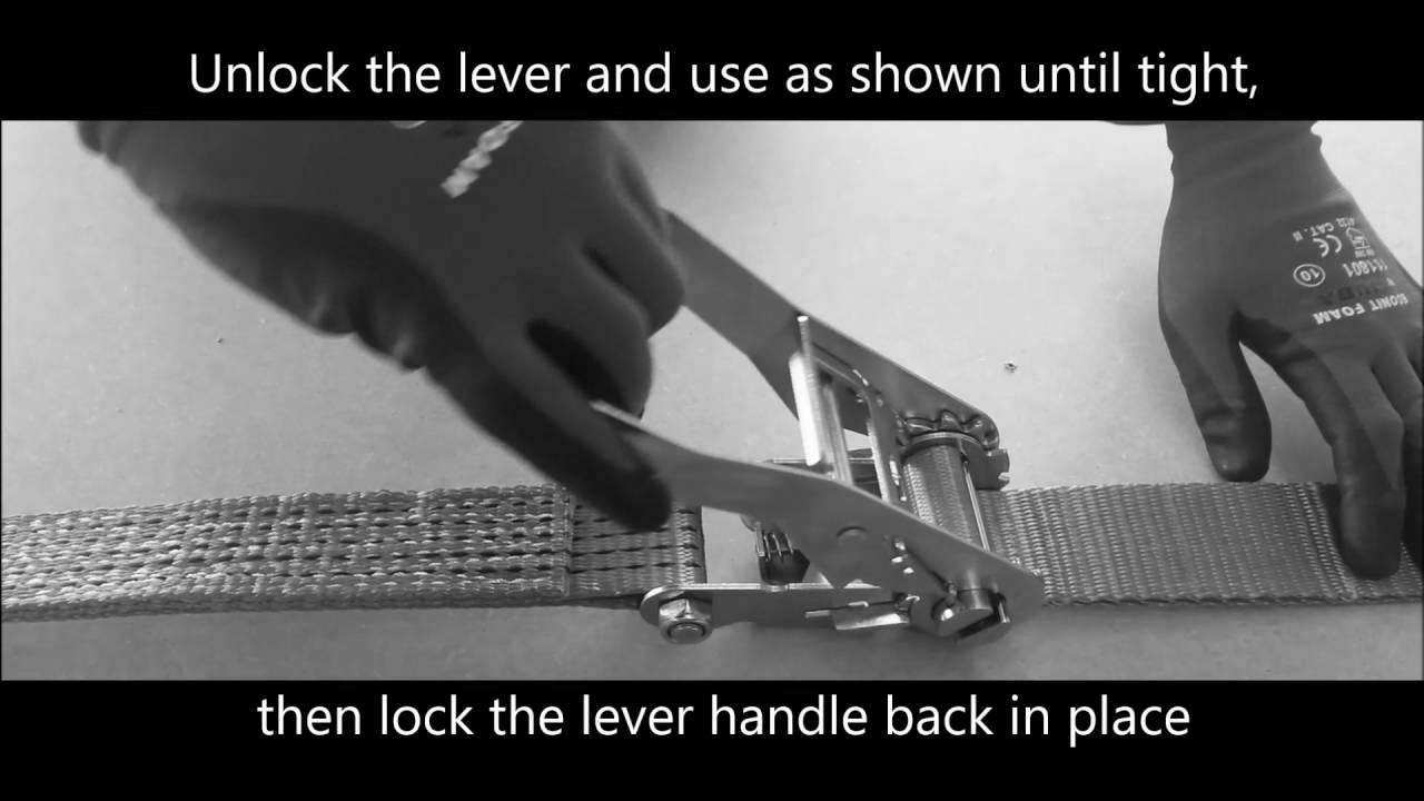 Learn how to use a Ratchet Strap – Rope Providers Direct
