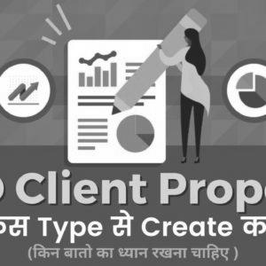 Methods to Create SEO Client Proposal?  |  Perfect Approach |  fulltutorial