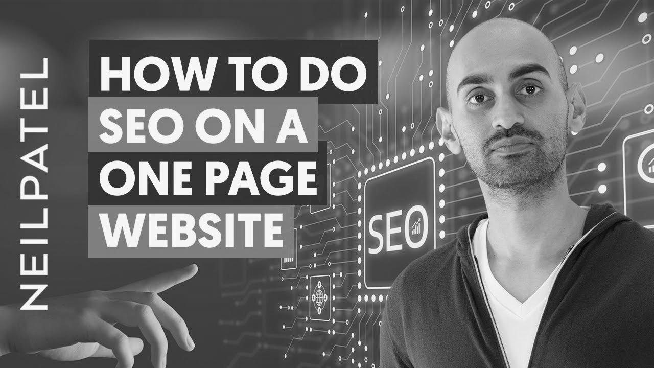 The best way to do search engine optimisation on a One Web page Web site