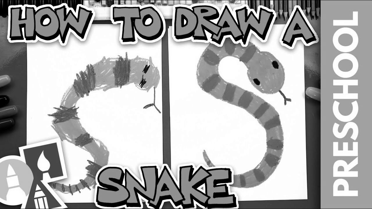 How To Draw A Snake Preschool