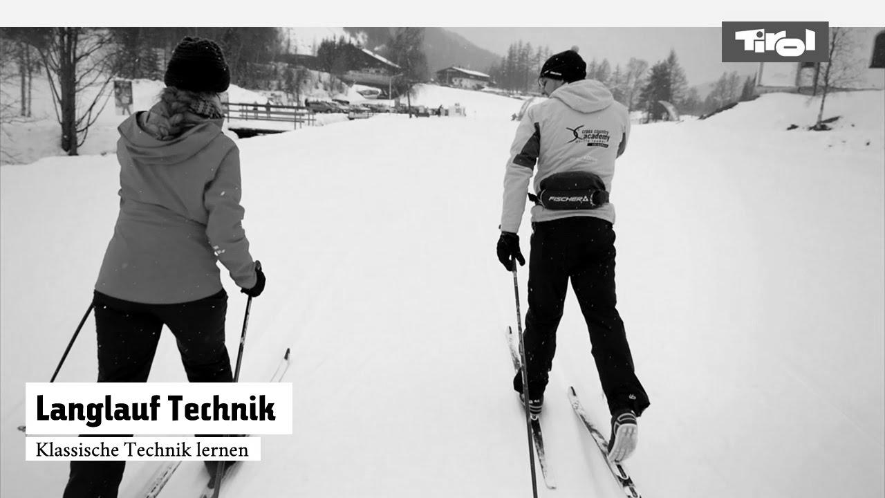 Cross-country skiing technique – be taught cross-country snowboarding in the classic manner