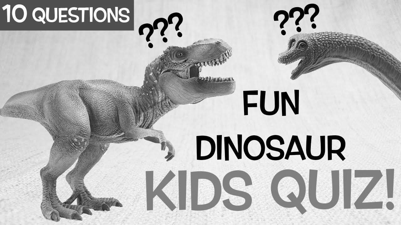 DINOSAUR QUIZ!  |  10 Questions – Learn About Dinosaurs |  Enjoyable & Educational |  Dinosaurs For Kids