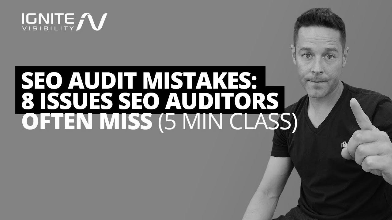 web optimization Audit Errors: 8 Issues SEO Auditors Often Miss (5 Min Class)